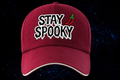 Stay Spooky Cap red